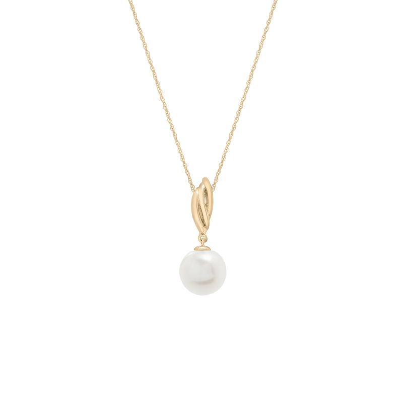 Freshwater Cultured Pearl Necklace in 10K Yellow Gold – Image 1 of 4