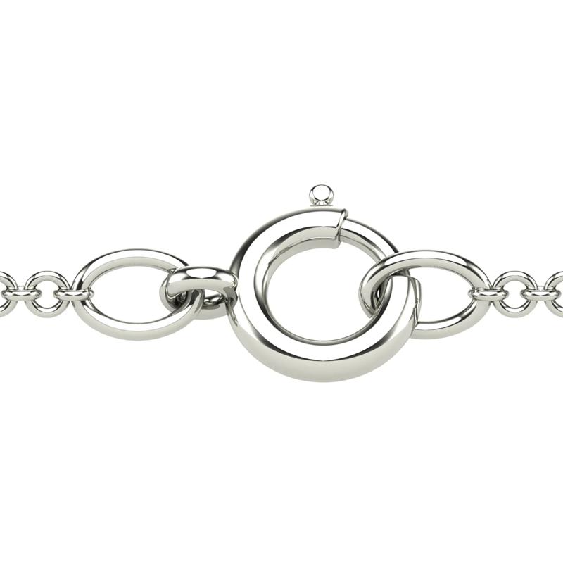 Diamond Double-Heart Pendant in 10K White Gold &#40;1/5 ct. tw.&#41; – Image 2 of 2