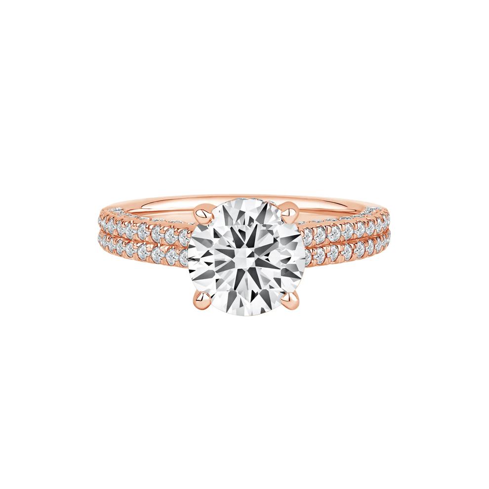 Morgan Lab Grown Diamond Engagement Ring in 14K Rose Gold (2 7/8 ct. tw.) – Image 1 of 4