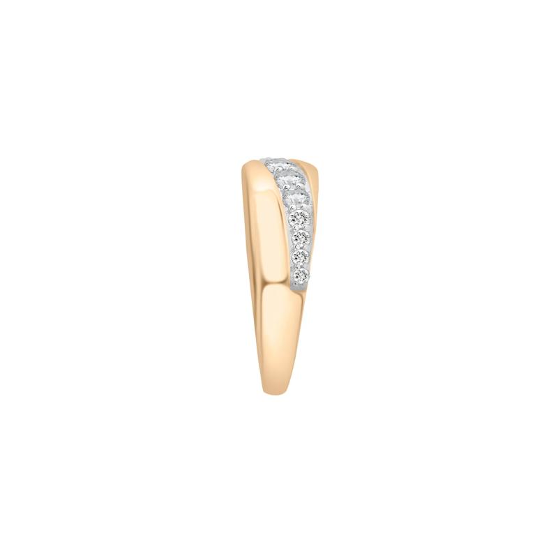 Graduated Diamond Band in 10K Yellow Gold &#40;1/2 ct. tw.&#41; – Image 2 of 5