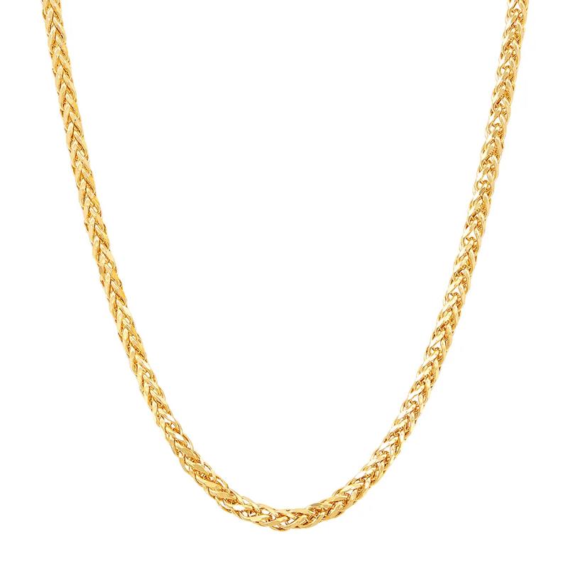 Wheat Chain in 14K Yellow Gold, 22&quot;  – Image 1 of 4
