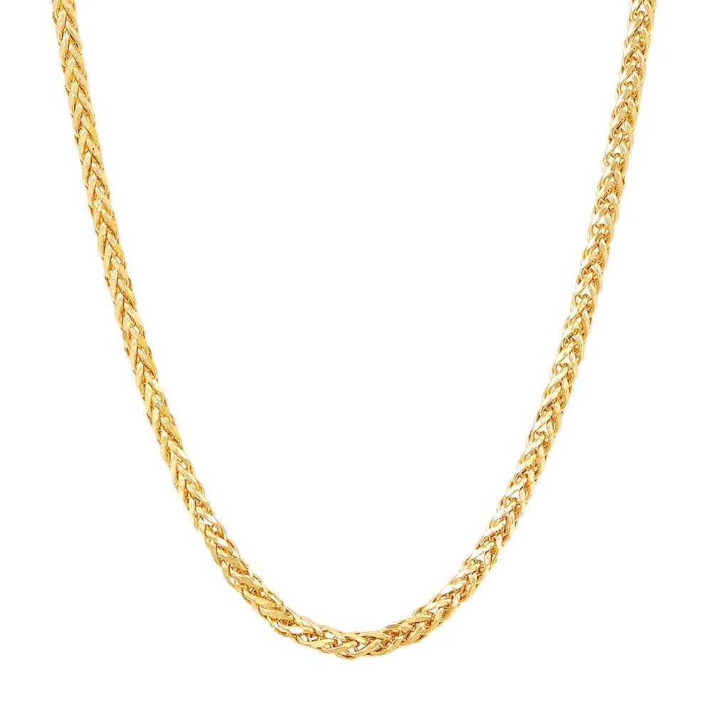 Wheat Chain in 14K Yellow Gold, 22"  – Image 1 of 4
