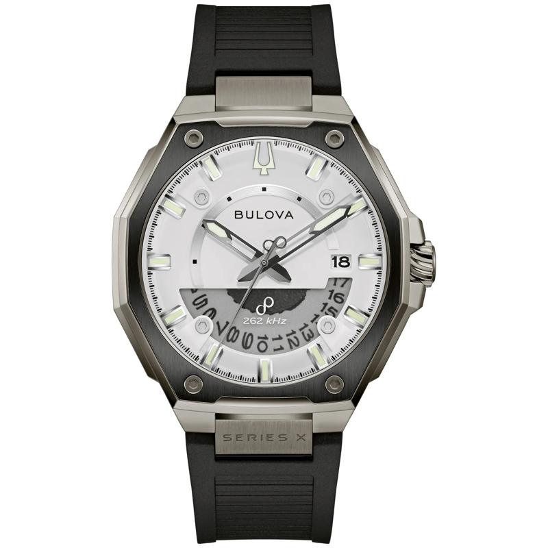 Men&#39;s Series X Watch With Black Rubber Strap – Image 1 of 3