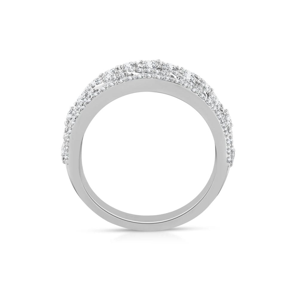 Diamond Multi-Row Band in 14K White Gold (1 1/2 ct. tw.) – Image 2 of 3