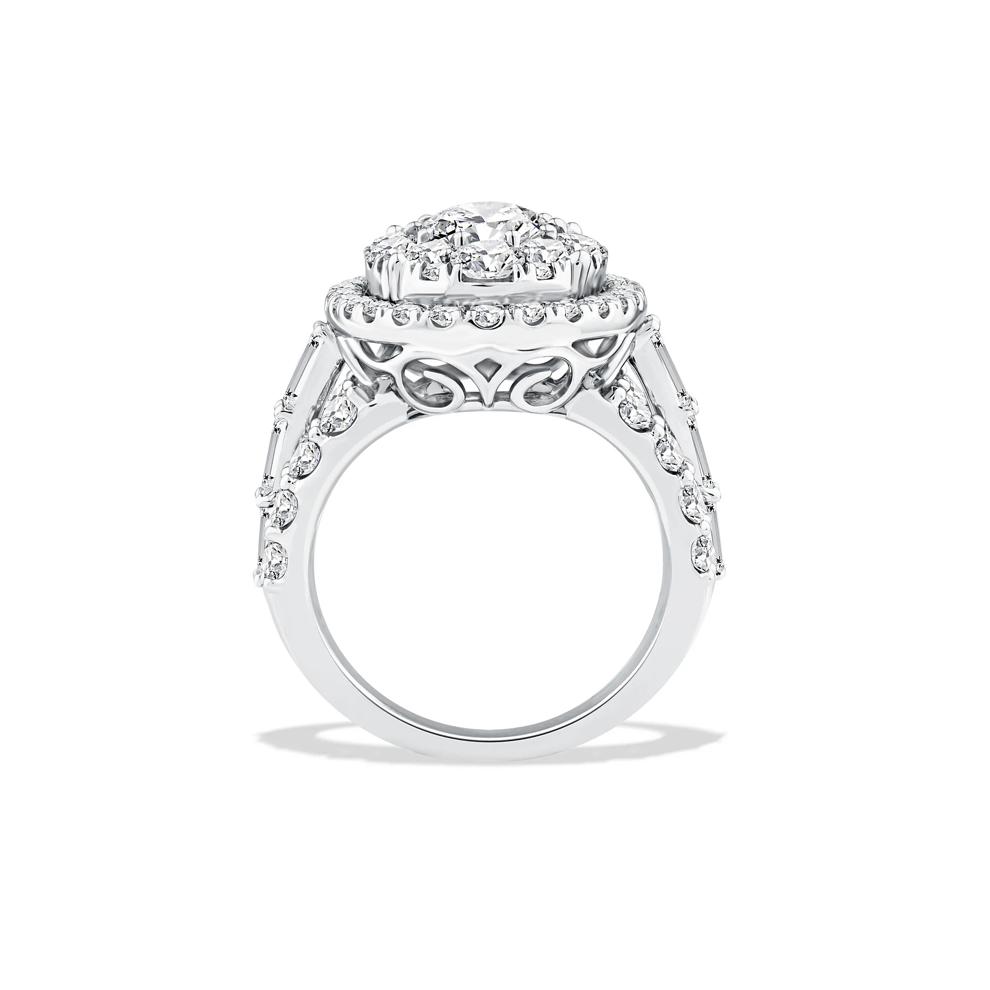 Lab Grown Diamond Composite Engagement Ring in 10K White Gold (5 ct. tw.) – Image 2 of 4