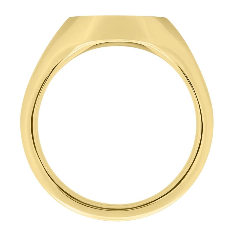 Claddagh Signet Ring in 14K Yellow Gold – Image 2 of 3