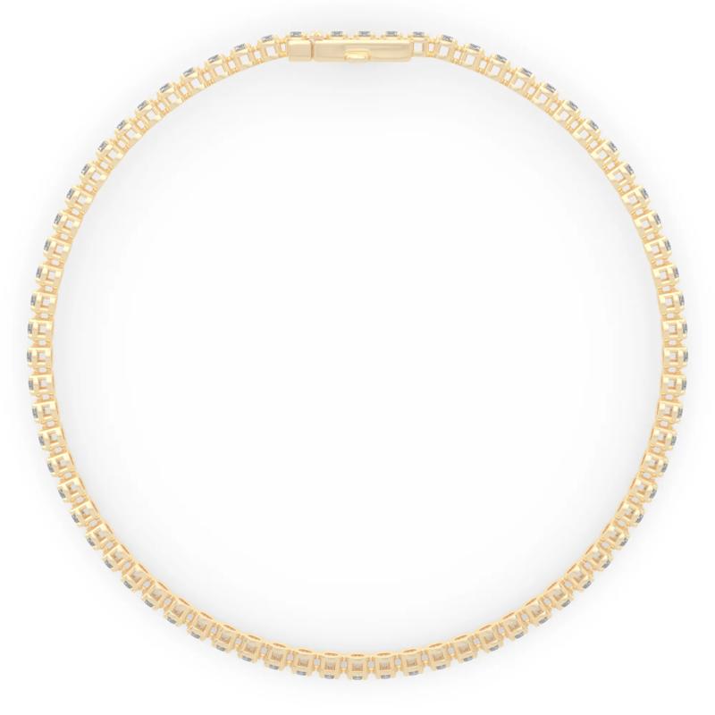 Diamond Tennis Bracelet in 10K Yellow Gold &#40;7/8 ct. tw.&#41; – Image 2 of 4