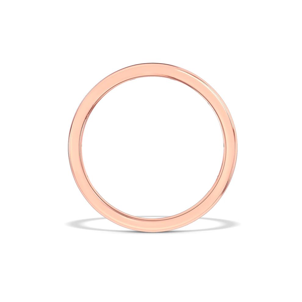 Lab Grown Diamond Bold Stacked Open Band in 10K Rose Gold (1/5 ct. tw.) – Image 2 of 4