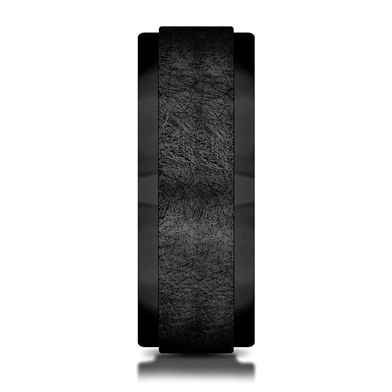 Men&#39;s Band in Black Titanium, 7MM – Image 3 of 3