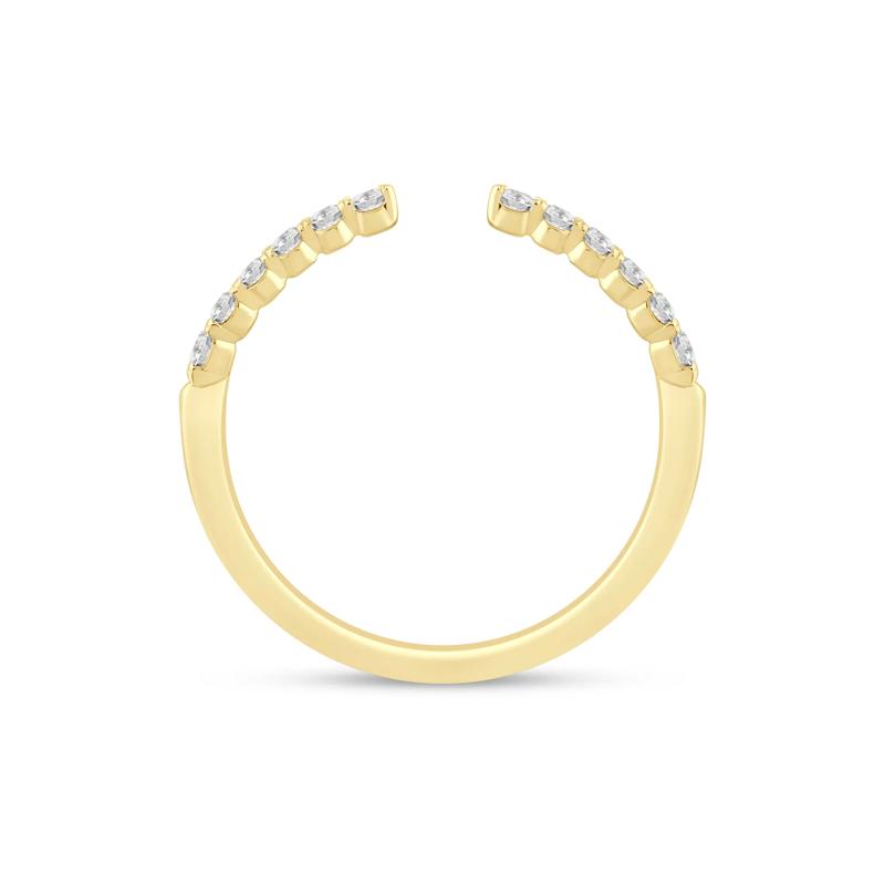 Round Diamond Open Band in 14K Yellow Gold (1/4 ct. tw.) – Image 2 of 3