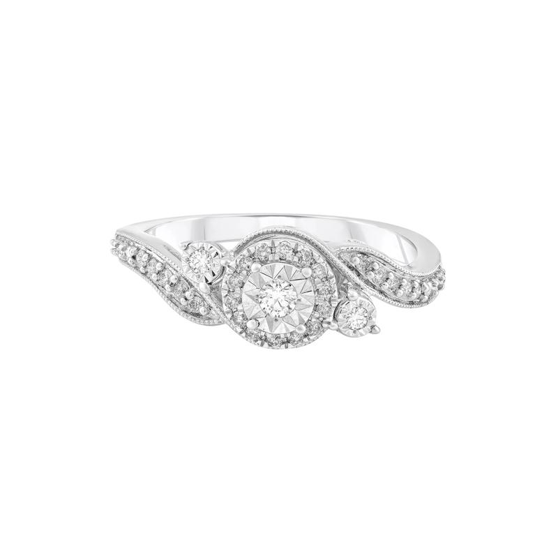 Diamond Promise Ring in 10K White Gold (1/4 ct. tw.) – Image 1 of 3