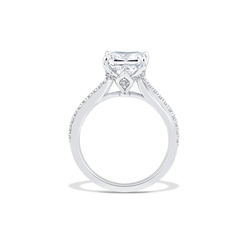 Lab Grown Diamond Princess-Cut Engagement Set in Platinum &#40;3 ct. tw.&#41; – Image 2 of 6