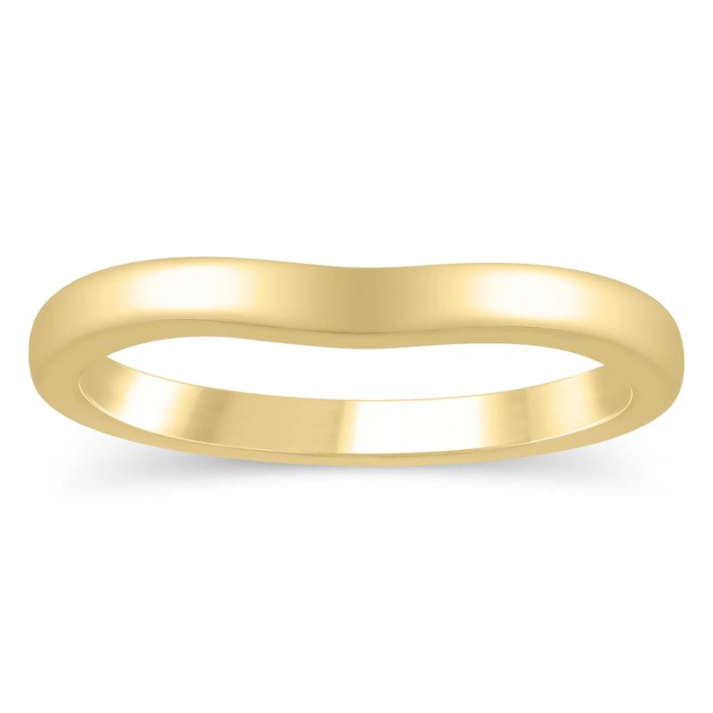 Contour Wedding Band in 14K Yellow Gold – Image 1 of 3