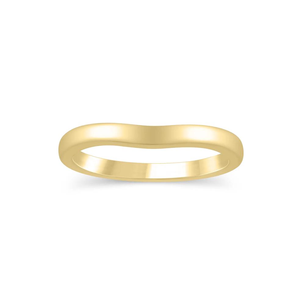 Contour Wedding Band in 14K Yellow Gold – Image 1 of 3