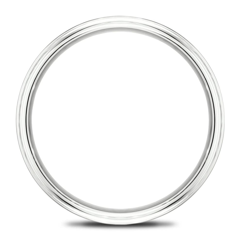 Men&rsquo;s Topography Pattern Wedding Band in Titanium &amp; 14K Gold, 7.5MM – Image 2 of 3