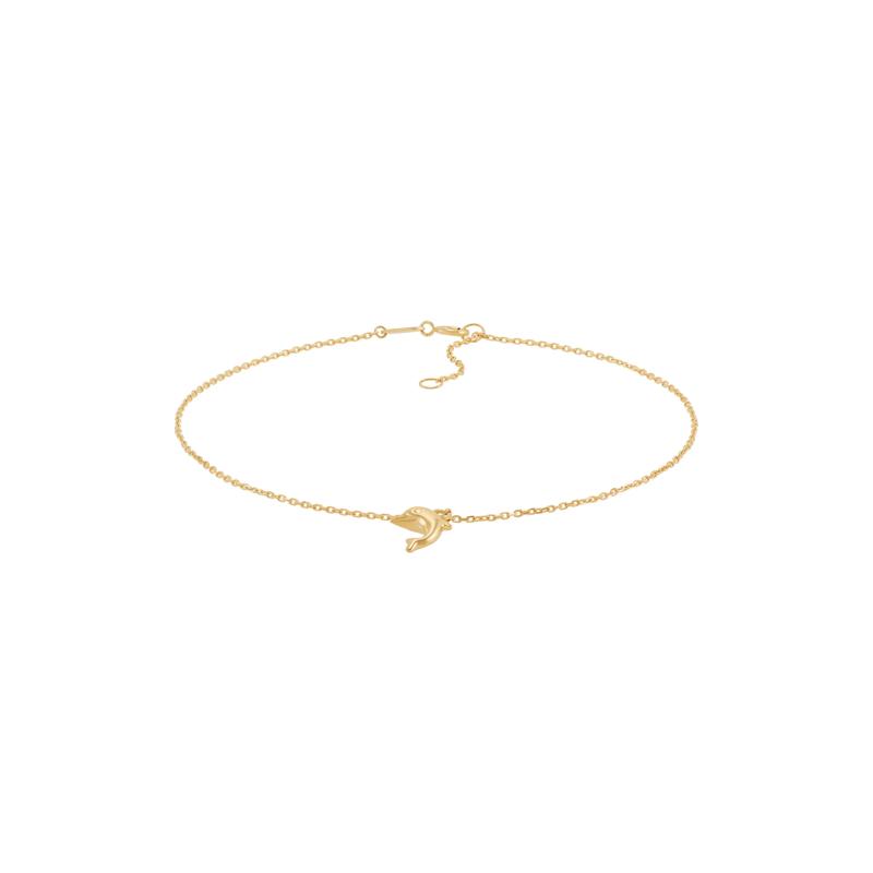 Dolphin Anklet in 14K Yellow Gold – Image 1 of 2