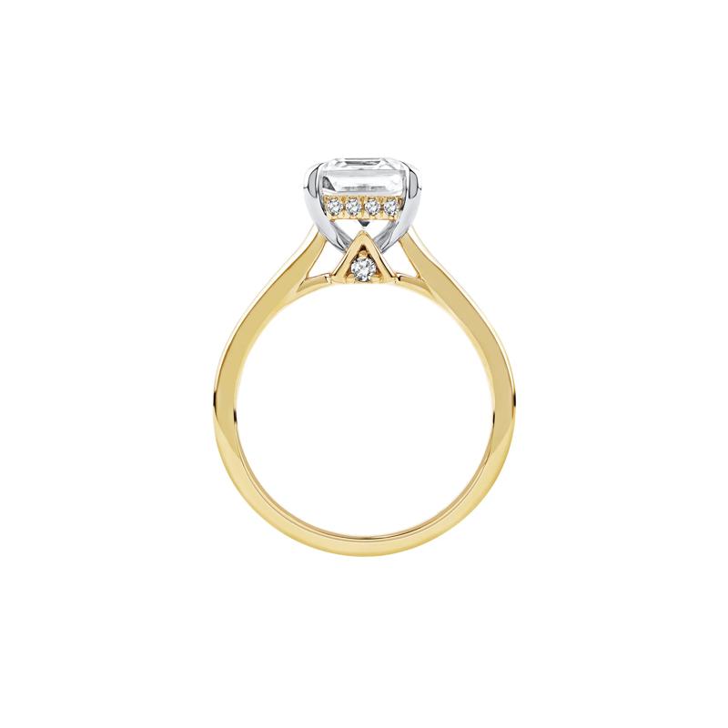 Harlow Lab Grown Diamond Engagement Ring in 14K Yellow Gold (2 1/7 ct. tw.) – Image 2 of 4