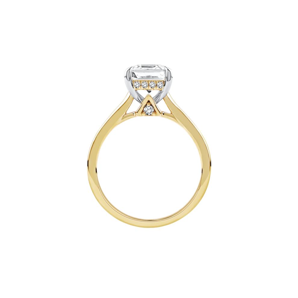 Harlow Lab Grown Diamond Engagement Ring in 14K Yellow Gold (2 1/7 ct. tw.) – Image 2 of 4