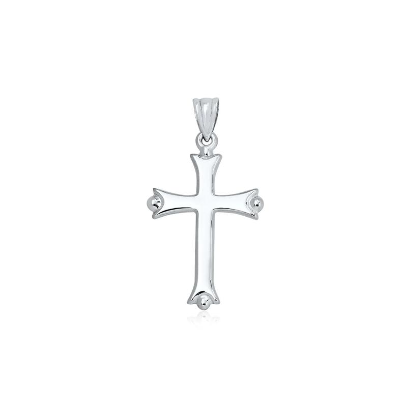 Two-Tone Reversible Cross in 14K Gold – Image 2 of 2