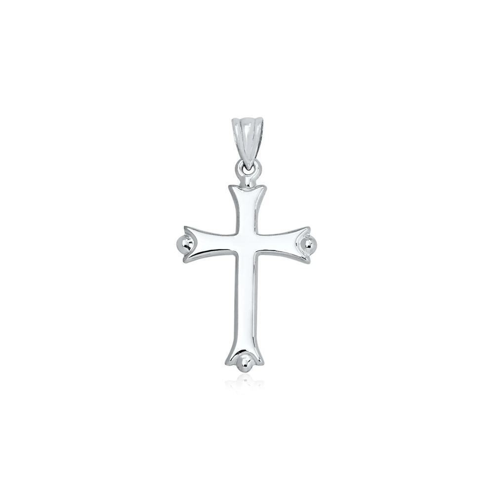 Two-Tone Reversible Cross in 14K Gold – Image 2 of 2