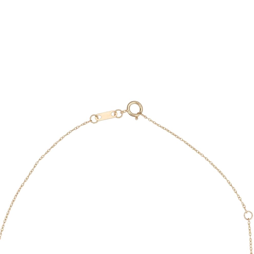 Ruby &amp; Diamond Twist Bale Halo Pendant Necklace in 10K Yellow Gold (1/3 ct. tw.) – Image 2 of 4