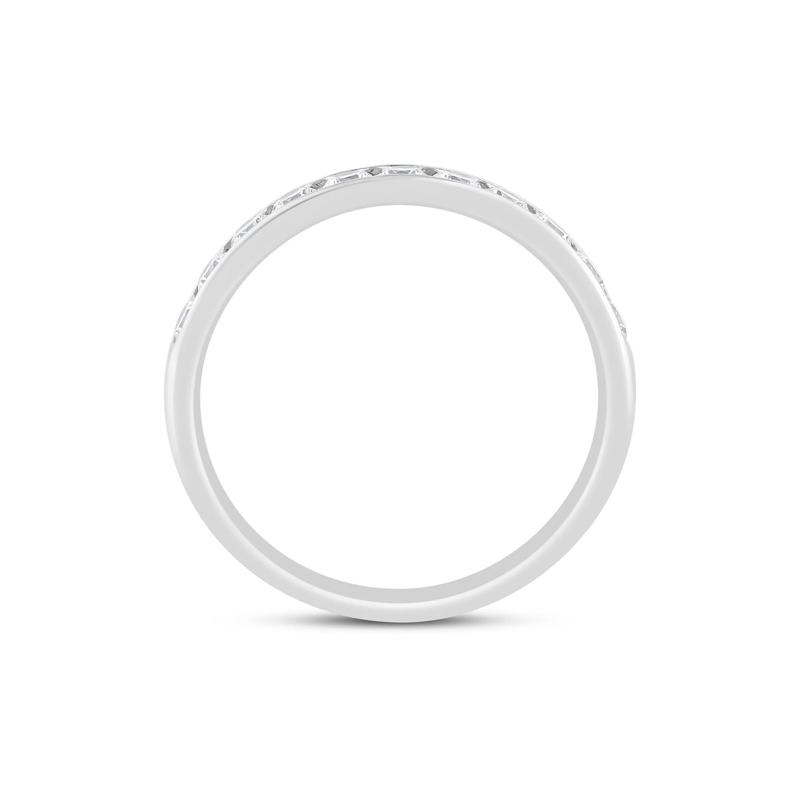 Lab Grown Diamond Channel-Set Band in 14K White Gold (1/2 ct. tw.) – Image 2 of 3