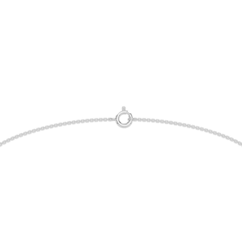 Lab Grown Diamond Illusion Pendant in 10K White Gold (1/2 ct. tw. ) – Image 4 of 4
