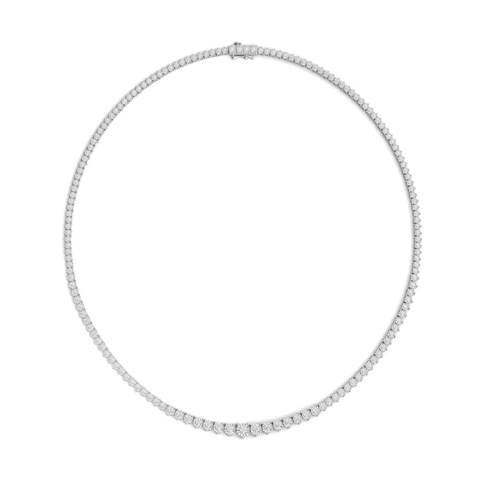 4 ct. tw. Diamond Necklace in 14K White Gold – Image 2 of 3