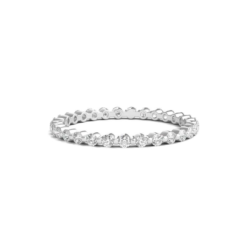 Round Brilliant-Cut Lab Grown Diamond Eternity Band in Platinum &#40;1/2 ct. tw.&#41; – Image 1 of 3
