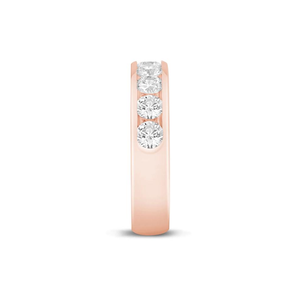 Lab Grown Diamond Channel-Set Band in 14K Rose Gold (1 1/2 ct. tw.) – Image 3 of 3