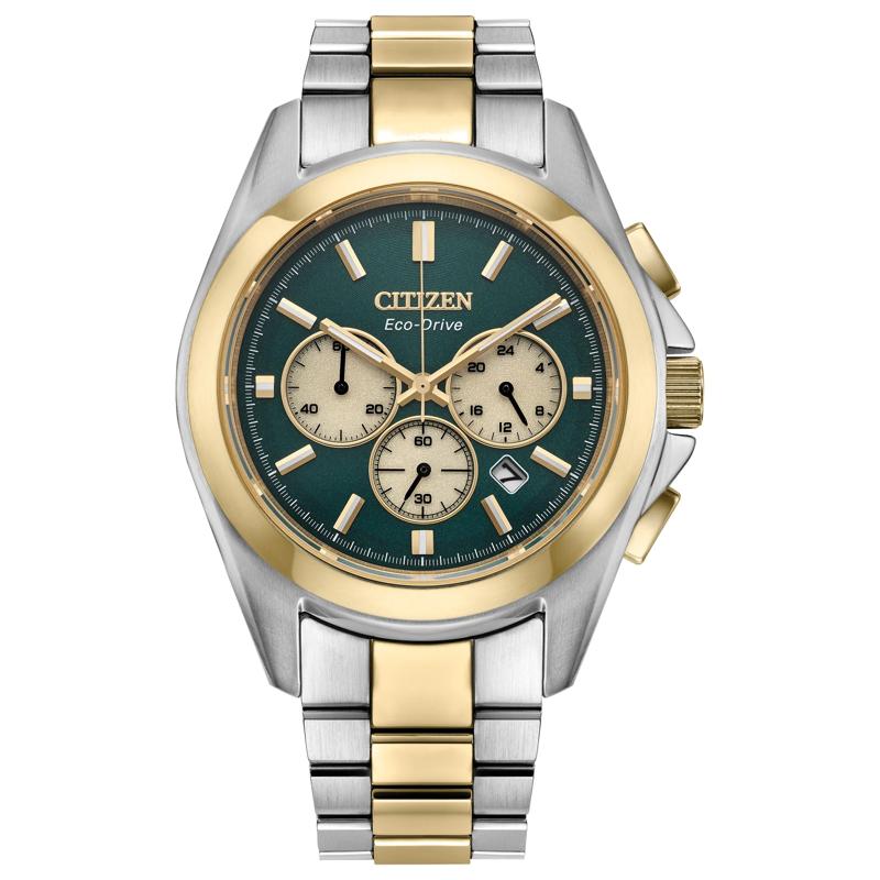 Men&#39;s Sport Luxury Watch in Two-Tone Stainless Steel, 41MM – Image 1 of 3
