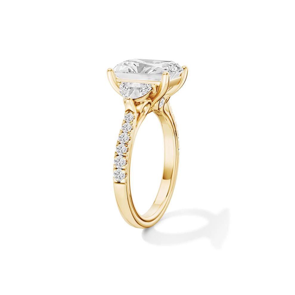Marion Lab Grown Diamond Engagement Ring in 18K Yellow Gold (3 3/4 ct. tw.) – Image 4 of 4