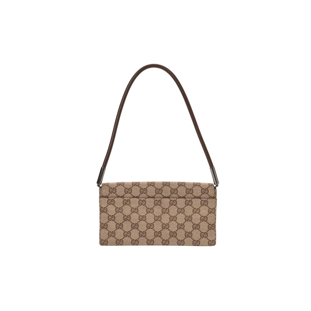 Pre-Owned Gucci GG Canvas Flap Shoulder Bag – Image 2 of 9