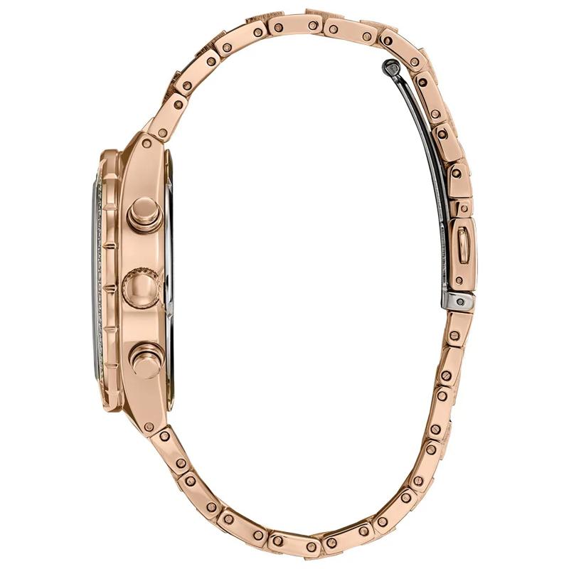 Crystal Men&rsquo;s Watch in Rose Gold-Tone Ion-Plated Stainless Steel, 42mm – Image 2 of 3