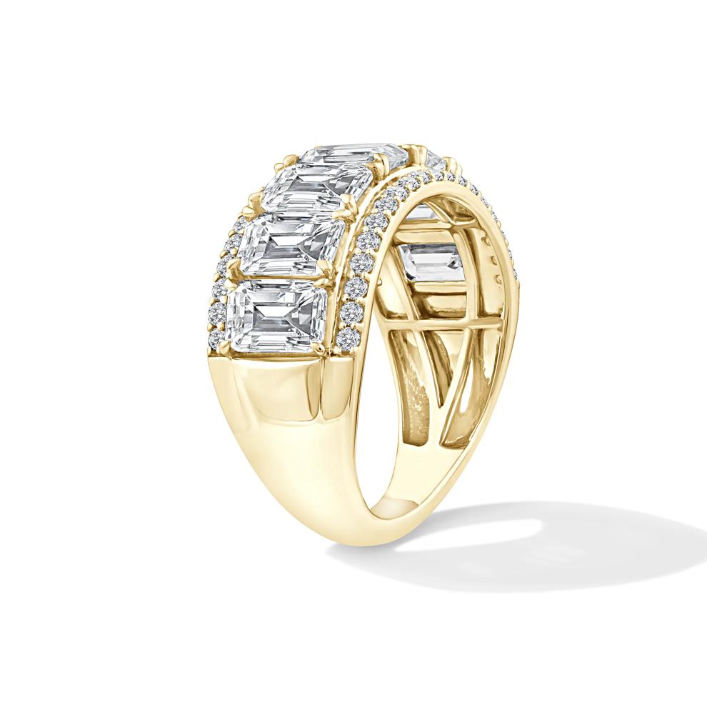 Lab Grown Diamond Anniversary Band in 14K Yellow Gold (5 1/4 ct. tw.) – Image 3 of 4