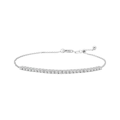 Diamond Chain Bracelet in 10K White Gold (1/2 ct. tw.)