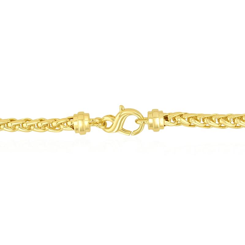 Men&#39;s Wheat Chain in Vermeil, 5MM, 22&quot; – Image 3 of 7