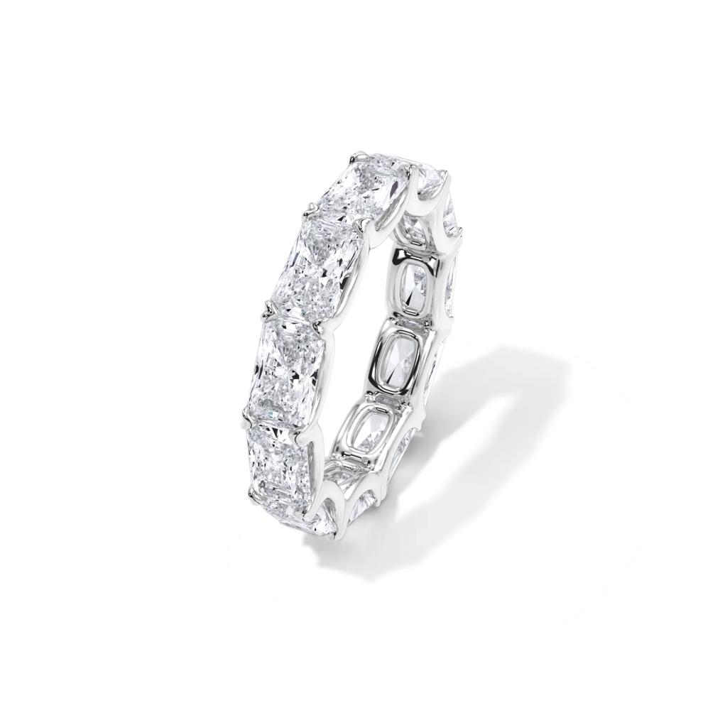 Lab Grown Diamond East-West U-Prong Eternity Band in 14K White Gold (7 1/7 ct. tw.) – Image 4 of 4