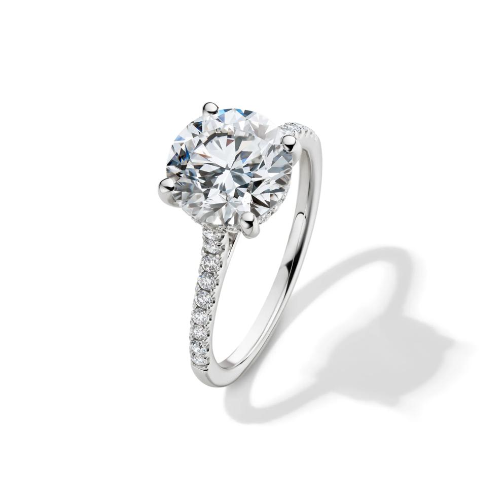 Lab Grown Diamond Wedding Set in 14K White Gold (3 &frac12; ct. tw.) – Image 4 of 7