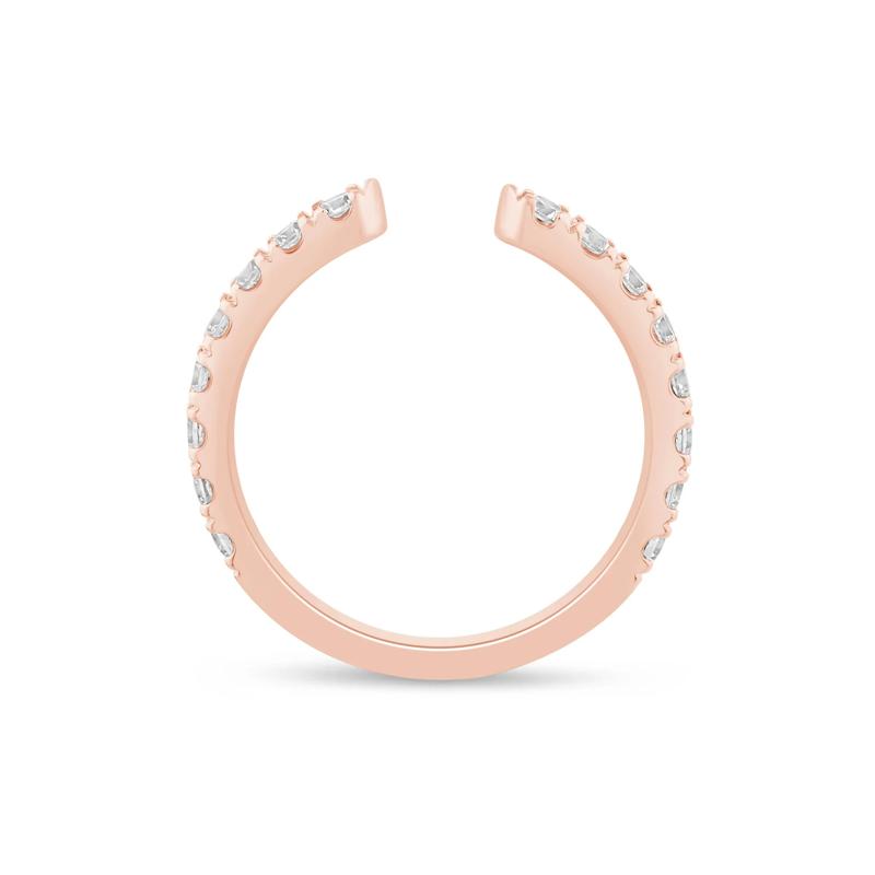 Lab Grown Diamond Open Band in 14K Rose Gold (5/8 ct. tw.) – Image 2 of 6