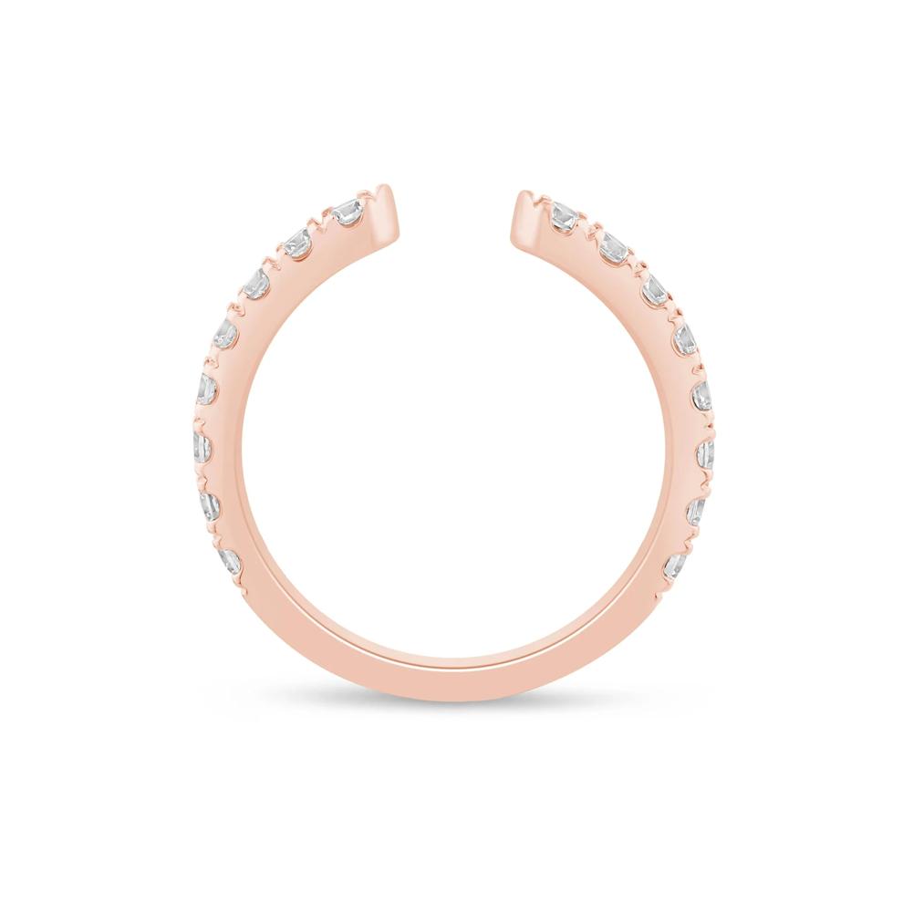 Lab Grown Diamond Open Band in 14K Rose Gold (5/8 ct. tw.) – Image 2 of 6