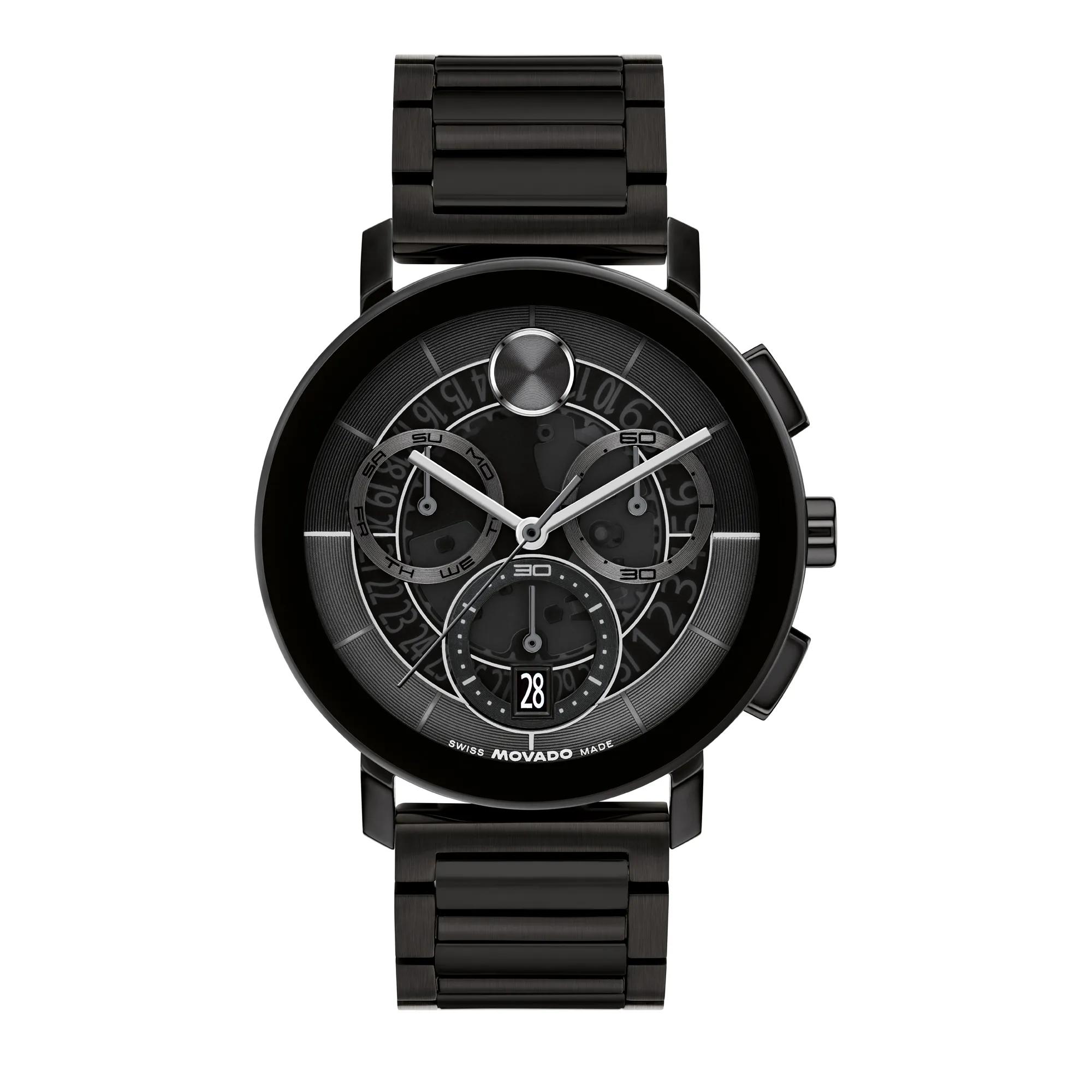 Movado® Men's Evolution Watch in Black Ion-Plated Stainless Steel