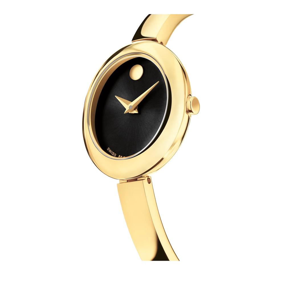 Ladies' Museum Bangle Watch in Gold-Tone Stainless Steel – Image 3 of 3