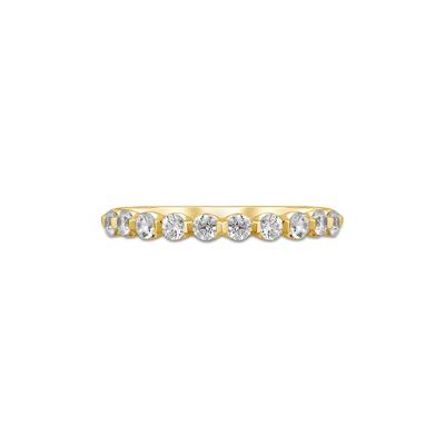 Diamond Anniversary Band with Shared Prongs in 14K Yellow Gold (1/2 ct. tw.)