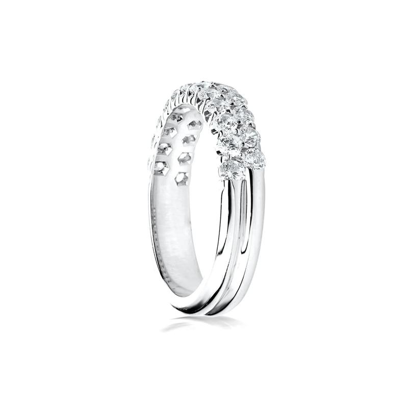 1/2 ct. tw. Diamond Band in 14K White Gold – Image 3 of 3