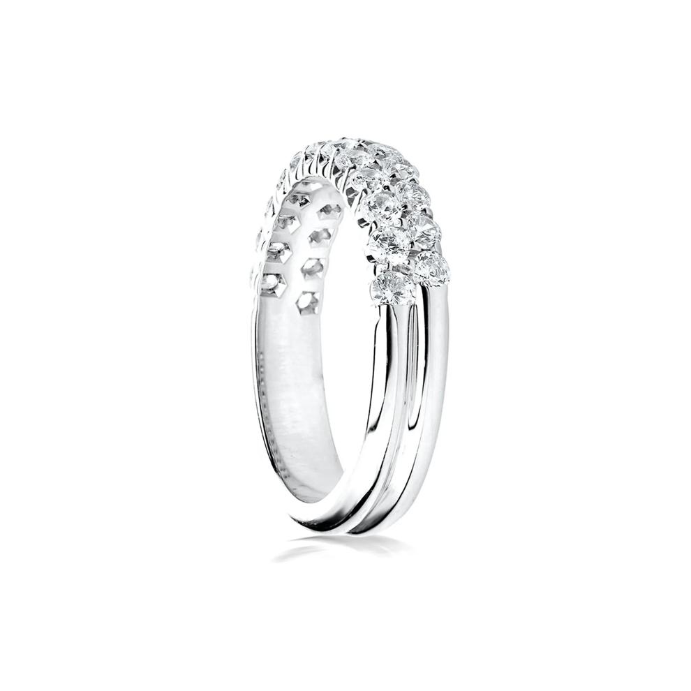 1/2 ct. tw. Diamond Band in 14K White Gold – Image 3 of 3