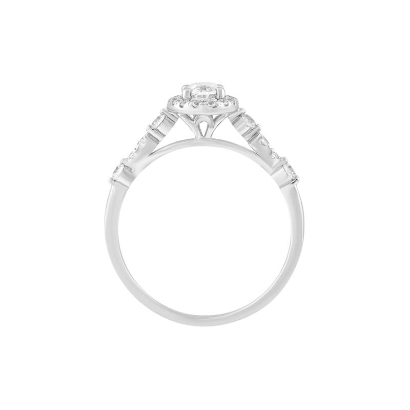 Diamond Engagement Ring in Platinum &#40;3/4 ct. tw.&#41; – Image 2 of 3