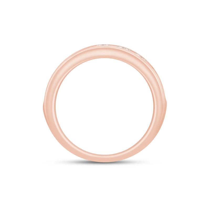 Lab Grown Diamond Channel-Set Band in 14K Rose Gold &#40;1 1/2 ct. tw.&#41; – Image 2 of 3