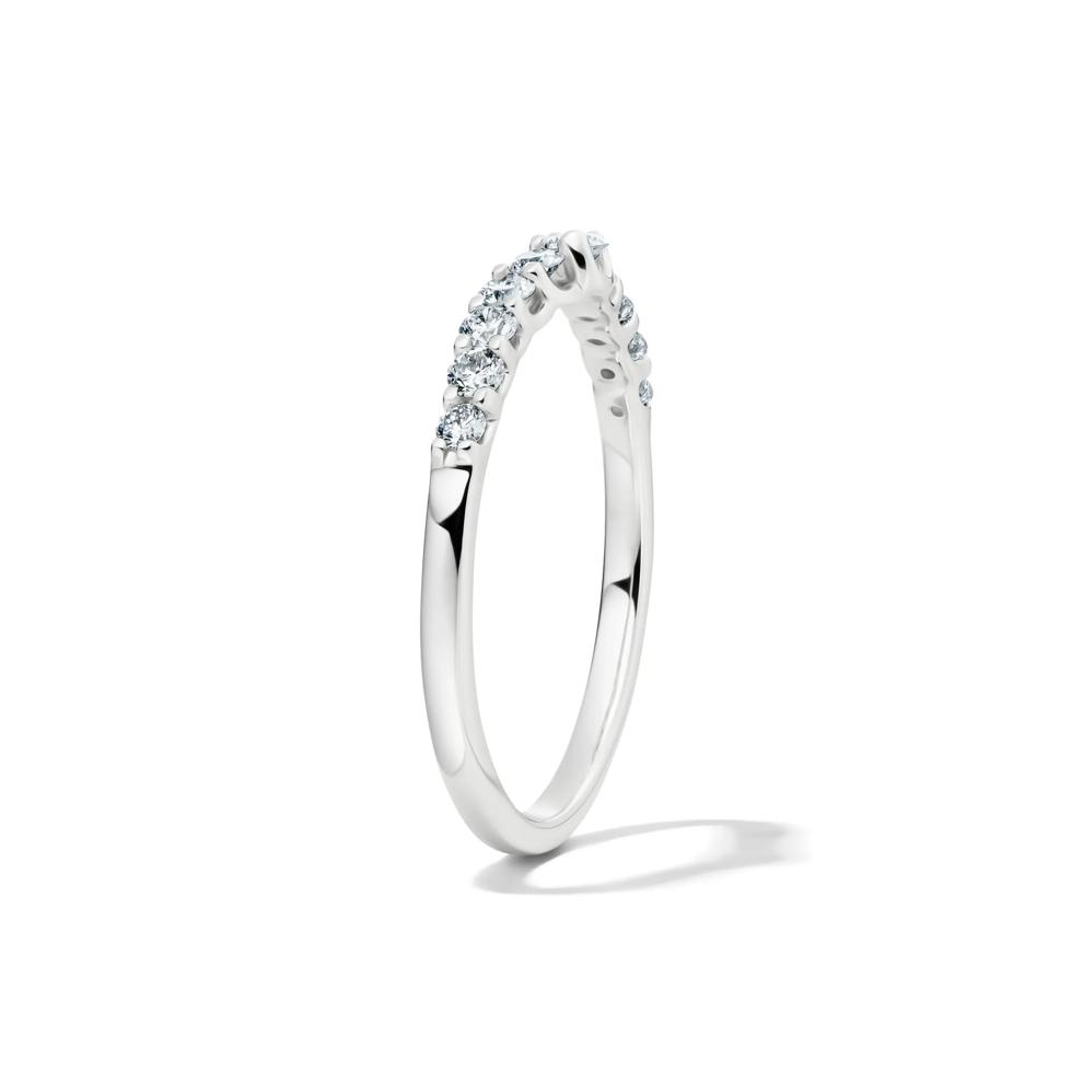Lab Grown Diamond Chevron Band in Platinum (1/3 ct. tw.) – Image 3 of 4