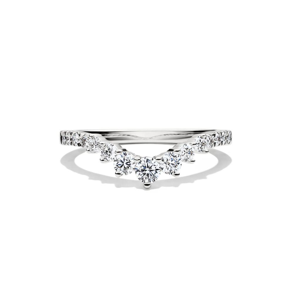 Lab Grown Diamond Contour Band in 14K White Gold (1/2 ct. tw.) – Image 1 of 4